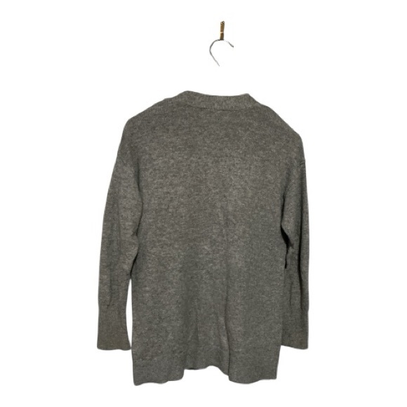 Karen Scott Heather Gray Knit Cardigan - Picture 3 of 4
